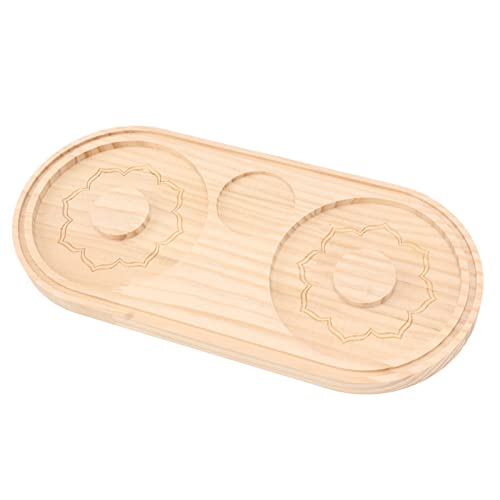 Glass Rimmer, Tool Margarita Salt Rimmer Waterproof Easy Use Pine Wood for Party (B)