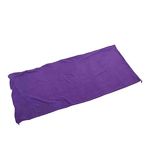 Toddmomy Bolso De Dormir Delineador Interior Exterior para Césped Azul Piso Lavable Adulto Cubrir Plegable De Picnic Gigante Accesorios para Acampar Lana Púrpura
