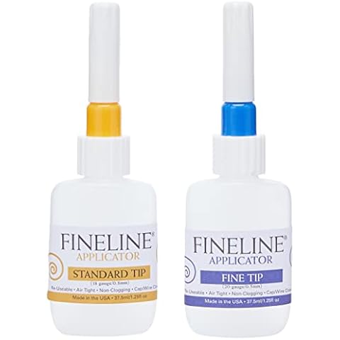 FINELINE APPLICATORS 2/PKG, 1.25oz Cover