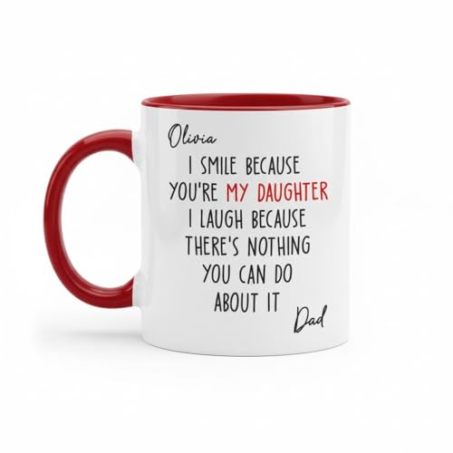 Custom Mug - Personalized Birthday Gifts For Mom, Dad, Daughter,