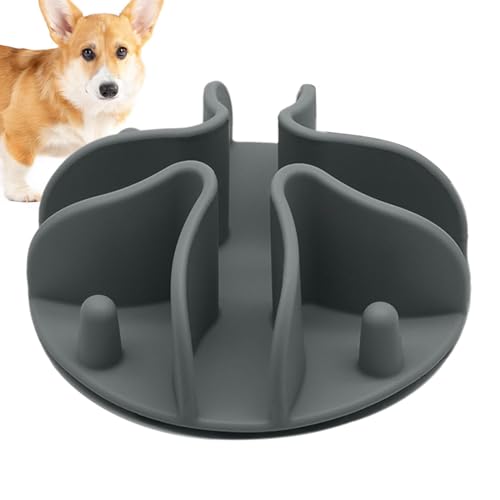 Ciotole per cani ad alimentazione lenta, inserto per alimentazione lenta - Mangiatoie lente in silicone per cani e gatti | morbida per a consumo lento per animali domestici e di taglia grand