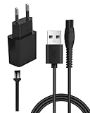 COMPATIBILITÉ ÉTENDUE : Câble et adaptateur conçus pour Phi lips One Blade 360 (QP2734, QP2724, QP2834, QP2824, QP4631, QP4530, QP6552, QP2720) et tondeuses MG (MG5910, MG5950, MG7910, MG9520, MG9510).