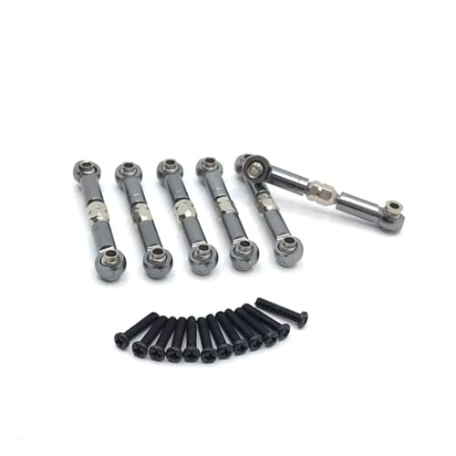 ���߉\�ȃv�����b�h For HSp 18301 18302 18311 18312 18321 18322 1/18 6pcs ���^�������N���b�h �^�C���b�h�����P�[�W RC�J�[�p�[�c�ƃA�N�Z�T���[ �A�b�v�O���[�h�����p(Gray)