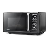 Toshiba 25L 3-in-1 900W Digital Microwave Oven With Grill, Origin Inverter, Chef Defrost, Microwave, Combi, 10 Power Levels, 7 Auto Menus, Easy Clean, Perfect for 10'' Pizza, Black, MW3-AG25PFI(BK)