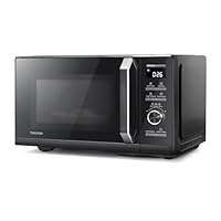 Toshiba 25L 3-in-1 900W Digital Microwave Oven With Grill, Origin Inverter, Chef Defrost, Microwave, Combi, 10 Power Levels, 7 Auto Menus, Easy Clean, Perfect for 10'' Pizza, Black, MW3-AG25PFI(BK)