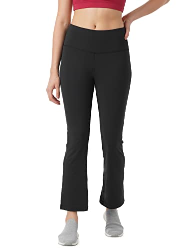 Image of PUMP'D Women's Stretchable All-Purpose Flare Pants -Lightweight, Anti-Odor, Squat Proof, Dry Tech, Ultra Soft Seams