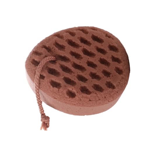 Zambuph Esponjas de baño Exfoliante Piel Muerta Esponja de baño depurador Ducha Limpieza Trasera SPA Herramientas Belleza sanitarias para, Café
