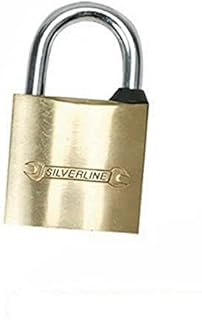 Silverline MSS01 Brass Padlock 20 mm