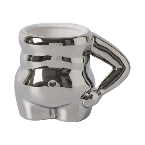 Taza creativa de cerámica con diseño belly para café miniatura 5