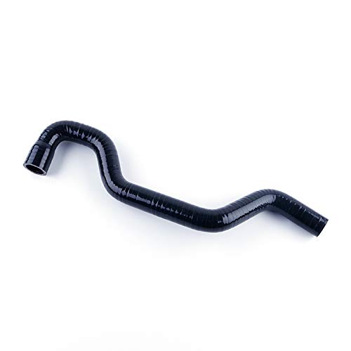 Kit de tubo refrigerante de silicona para radiador para Volkswagen Golf MK3 GTI 2.0L 8V 115CV 1992-1998 (Negro)
