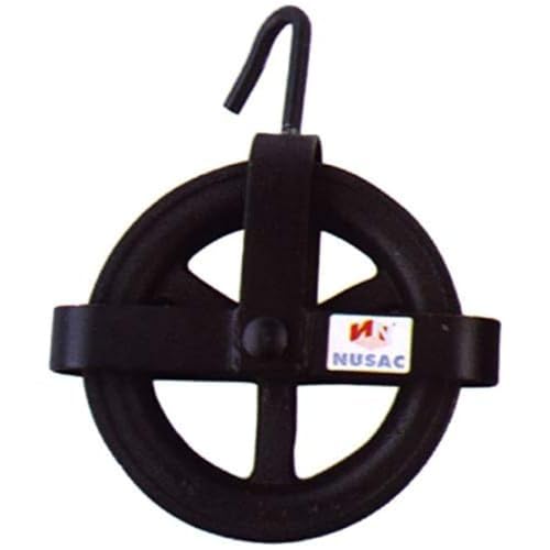 NUSAC Poulie pour puits avec croix 250 mm