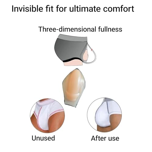 Men's Silicone Bulge Enhancer Pad – Comfortable, Invisible Support for Underwear & Swimwear3