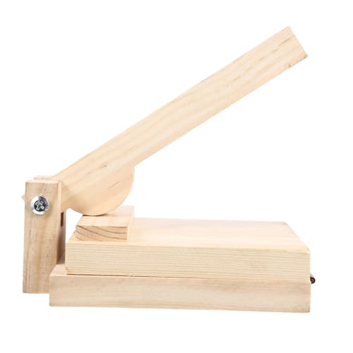 BEBEMOKO 1 Pc Dumpling Wrapper Mold Dumpling Making Gadget Kitchen Pressing Tool Wood Material Easy to Use for Home Restaurant