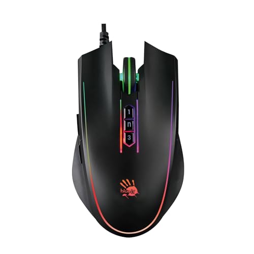 Bloody P81s Optical Gaming Mouse with Light Strike (LK...