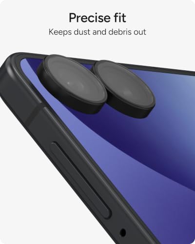 Image of ZAGG Glass Elite Samsung Galaxy Z Flip8 Camera Lens Protector | Anti-Reflective, 5X Stronger Impact & Scratch Resistant Aluminosilicate Glass - Easy Installation, Smudge-Free Surface