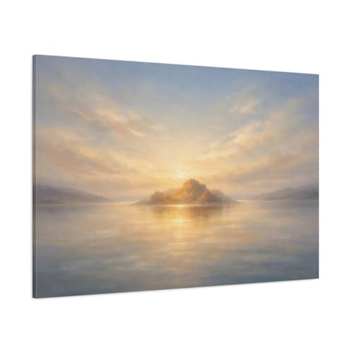Canvas Wall Art Nature Island Sunset tableau paysage géant pour salon moderne 120x80cm