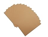 Cotyledon A4 Brown Kraft Paper Stickers Self-adhesive Printing Labels Paper Copy Label Paper for Laser Inkjet Printer 10/30/50pcs per pack