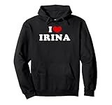 Photo Gallery i love irina, io amo irina felpa con cappuccio Photo Gallery i love irina, io amo irina felpa con cappuccio