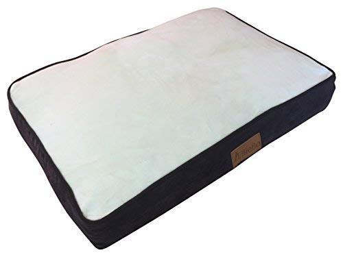 Medium Dog Bed - Brown Corduroy/Beige FauxFur