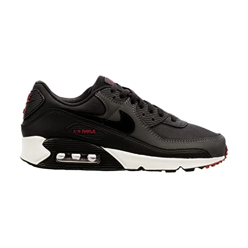 Nike Nike Huarache Run (GS) - Juniors, Anthracite Black Team Red, 13 US