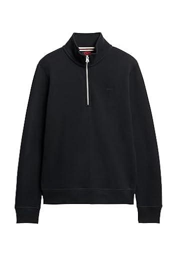 Superdry Sweatshirt Essential Half Zip Sweatshirt Eclipse Navy S Hombre | Ya disponible en tu tienda friki favorita! En mundofriki.es!