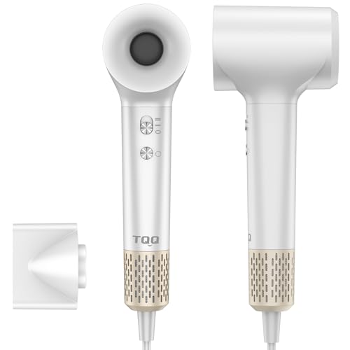 TQQ Secador Pelo Profesional, 200 Millones de Ionico Negativos, Motor Sin Escobillas de 110.000 RPM, Secador de Pelo de 57 dB, Bajo Nivel de Ruido para Casa, Viajes