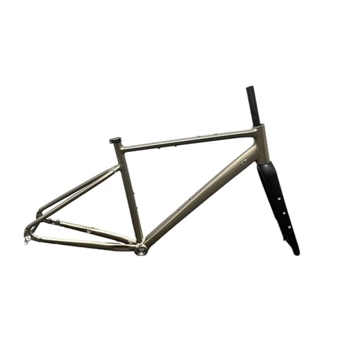 Genérico Cuadro de Bicicleta con Eje Cubo, 43/47/52 cm, Carretera, Horquilla Aluminio y Carbono, Tubo sillín 27,2 mm(G,470mm(162-175CM))