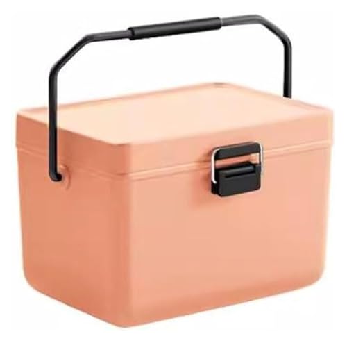 Nevera portátil for Coche de Camping, con asa, Ideal for picnics y Bebidas Frescas, con Aislamiento de 48 a 72 Horas.(Pink)