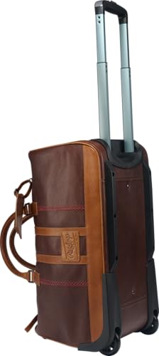 Rawlings | Wheeled Luggage Leather Travel Bag Collection | Carry-On Suitcase/Duffle Options |Telescoping Handle | Multiple Styles & Colors4