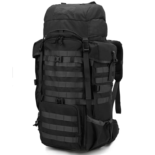 Mardingtop 70L Militär Rucksack Trekkingrucksack mit Regenschutz Wanderrucksack im Freien Große...