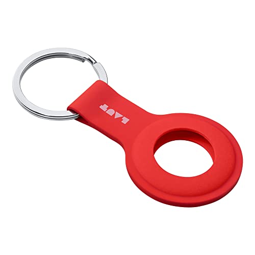 LAUT - HUEX TAG case compatible with AirTag - Keychain holder Lightweight Anti Scratch • Crimson