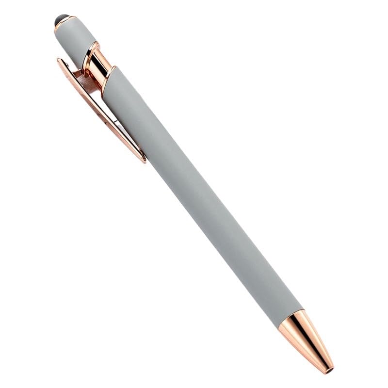 Stylos à bille tactiles en métal gravés avec logo pour une navigation fluide sur écran