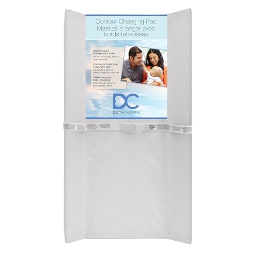 Image of Delta Children Contoured Changing Pad, White