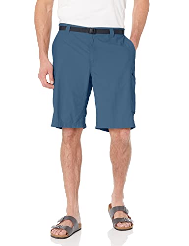 Image of Columbia Men's Regular Fit Shorts (AM4723 Cypress Heather Camo Print 40)