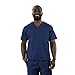 SPECTRUM UNIFORMS Scrubs Top Doctor & Nurse Coat Yoga Unisex V-Neck Ideal for Medical Professionals Hospital and Lab Workwear Navy Blue