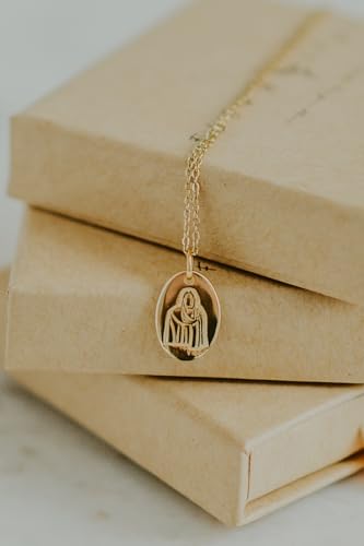 Christus Necklace Religious Gifts for Women Christian Jewelry Gifts for Women, Jesus Necklace for Christian and LDS Baptism4