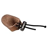 Anneome Leather Finger Guard Bowstring Protector for Archery Practice Soft and Durable Design Lightweight for Comfortable Use Reduces Bowstring Vibration for Traditional Recurve Shooting