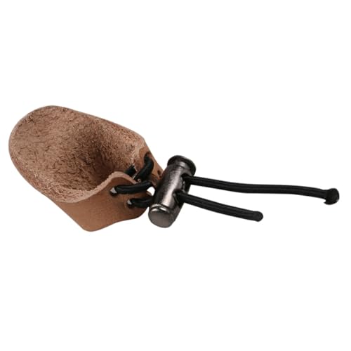 Anneome Leather Thumb Ring Finger Protector Bowstring Finger Saver Protective Arm Guards