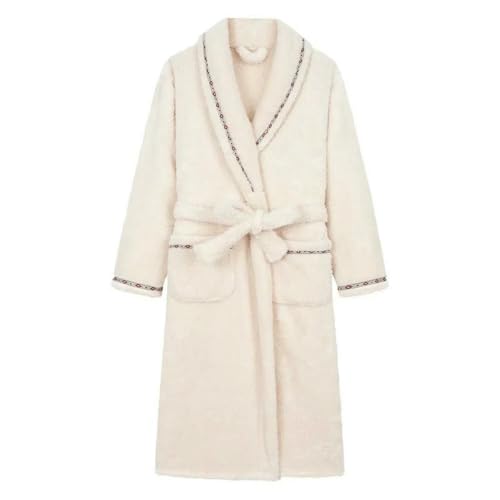 Robe de nuit décontractée en polaire pour soirées d'hiver - 7