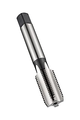 Dormer E243PG7NO2 Series E243 HSS Straight Flute Hand Tap PG Conduit Thread with Bright Finish, DIN Standard, NO2, 7