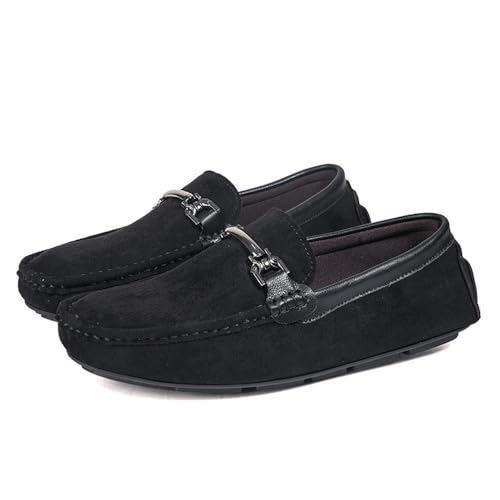 Mens Loafers Shoe Suede Vamp Driving Loafers Stitching Details Comfortable Flexible Slip Resistant Lightweight Flat Heel Prom Wedding Slip-on3