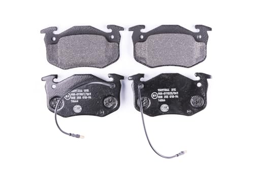 Kit plaquettes de frein HELLA 8Db contre les bruits au freinage