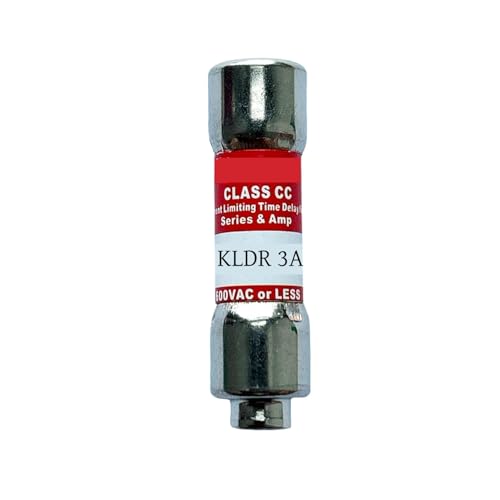 Paquete de 10 Fusibles de retraso temporal KLDR-3A clase CC 600Vac WINPLM miniatura 2
