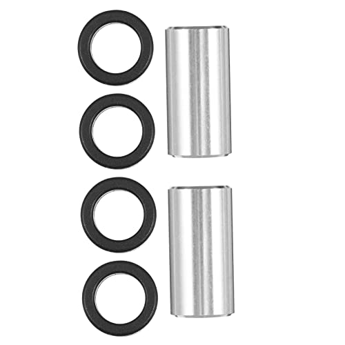 SUPVOX 2pcs Mountain Bicycles Rear Shocks Adapter Bushing Bike Parts 24mm Mount Aluminum Alloy Shocks Absorption Bushing Easy Install