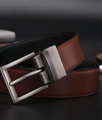Men's suede leather belt, perfect for casual jeans and business wear3