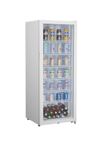 METRO Professional Réfrigérateur à Boissons GSC4240, 237 L, 54 x 54.5 x 139.5 cm, Métal/Plastique/Verre, Refroidissement Statique, 110 W, Blanc