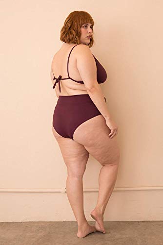 Parte de Baixo Sunkini Comfy Plus Size Vinho