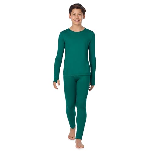 Image of Cuddl Duds Lightweight 2 Piece Active Base Layer Matching Sets for Boys
