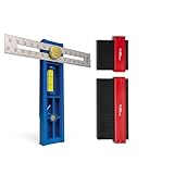 Kreg KMA2900 Multi-Mark Multi-Purpose Marking & Measuring Tool & Contour Gauge 10' & 5' - Adjustable Profile Gauges for Flooring, Siding, Tile & More - Premium Carpentry Tools - 2 Pack