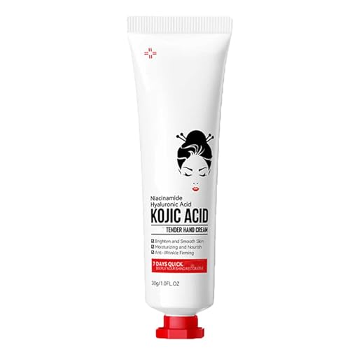 Kojic Acid Hand Cream,Hyaluronic Acid Hand Cream,Anti Wrinkle Firming Hand Creams,Moisturizing and...